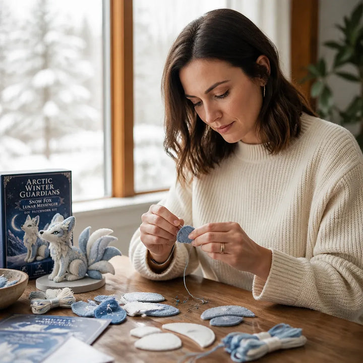 Stitchling – Vinter strażnik DIY Set för szycia z filcu dla początkujących