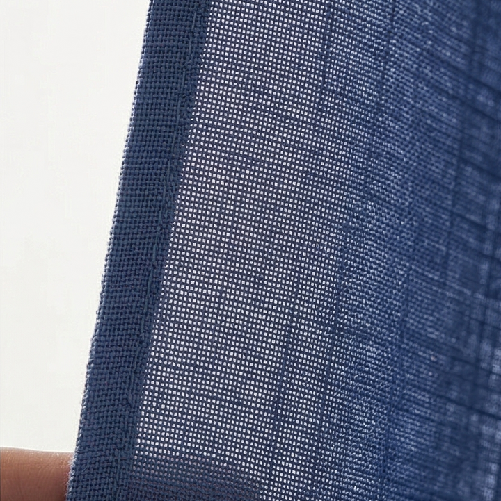 Linara – Klänning V-Neck z Bawełny i Lnu för kvinnor