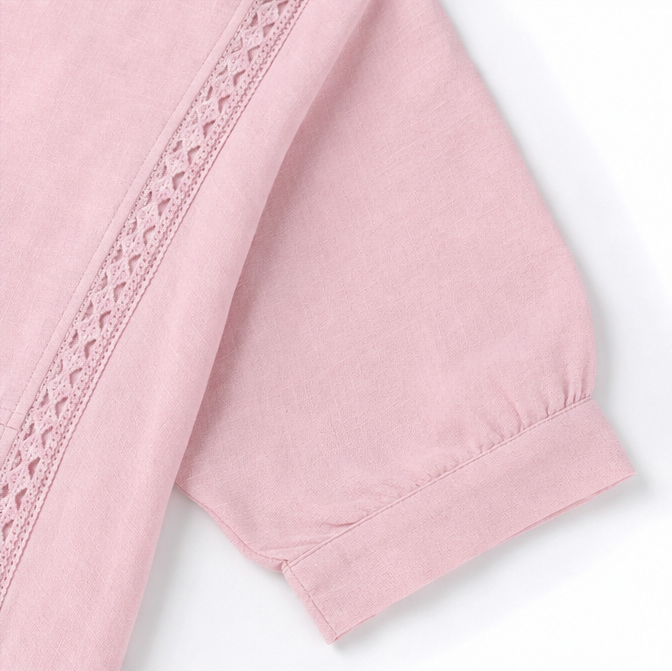 Liorelle – Blus Babydoll z Koronkowym Finish i Urringning w V-ringning för kvinnor