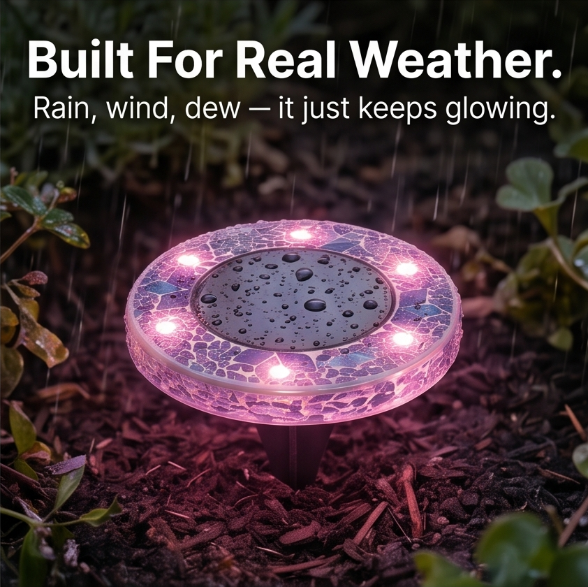 Glowmara – Dekorativa Mozaikowe Słoneczne Lampy Ogrodowe