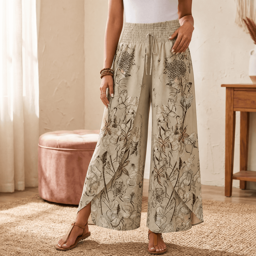 Lunavia – Dam Byxor Boho w Kwiaty z Vida ben