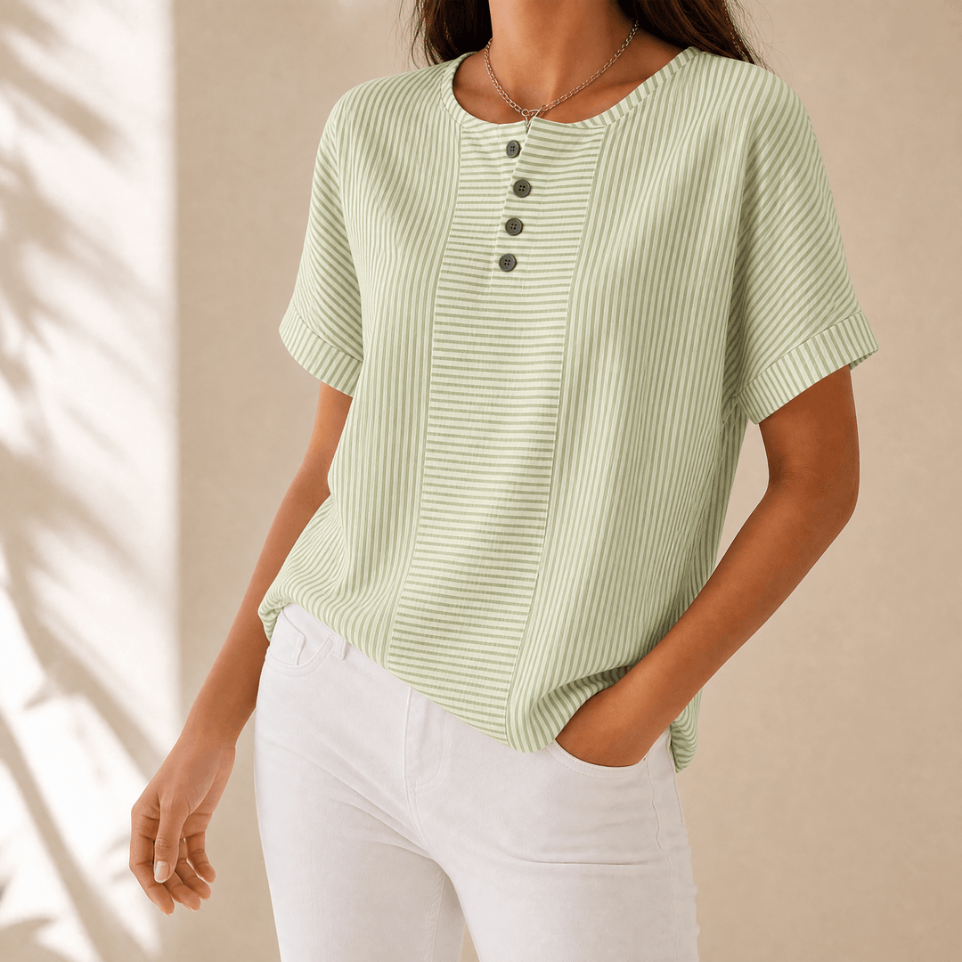 Lunavia – Dam blus Henley z odchudzającymi band