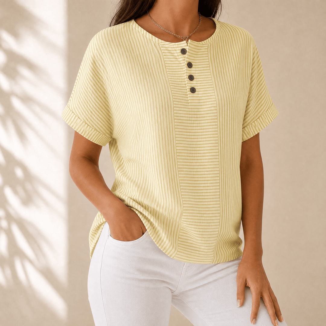 Lunavia – Dam blus Henley z odchudzającymi band