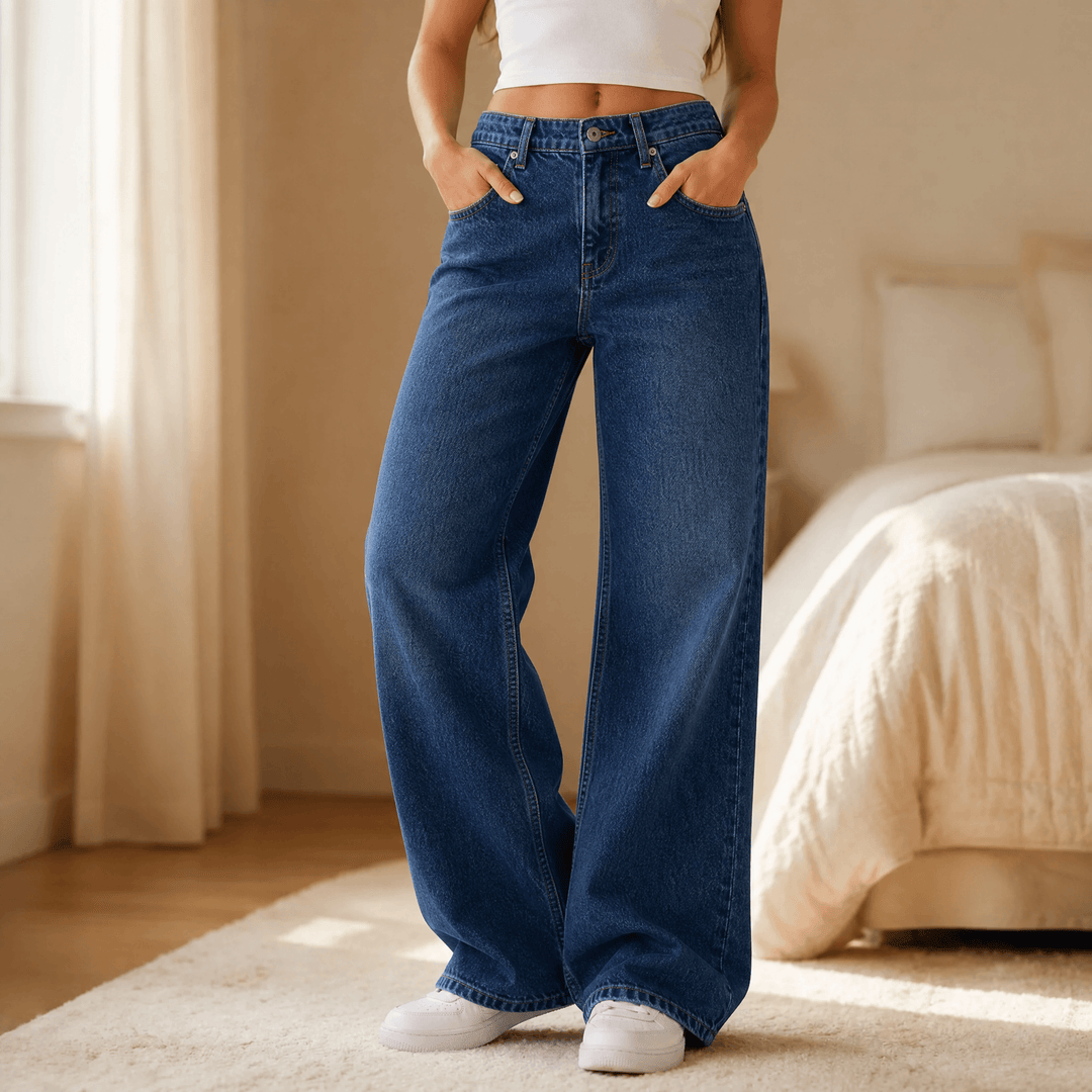Lunavia – Dam jeans w stilu vintage z vida ben