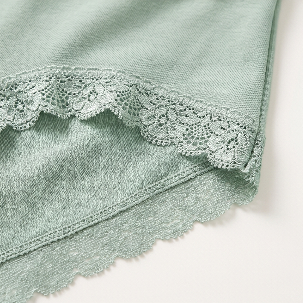 Lunelle – Blommiga koronkowe majtki med hög midja 3-pack