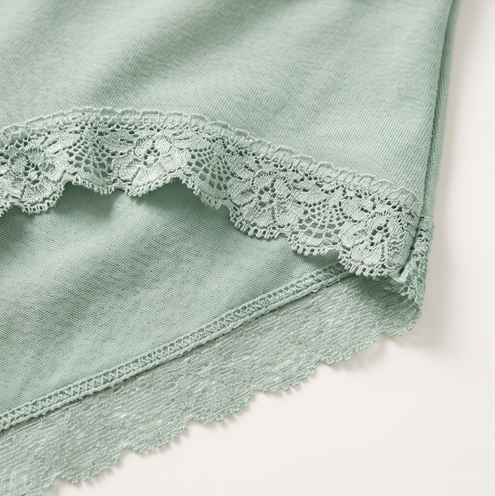 Lunelle – Blommiga koronkowe majtki med hög midja 3-pack