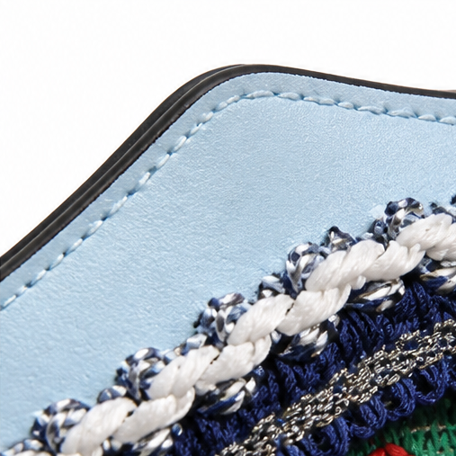 Maravela – För hand tkana väska över axeln z frędzlami