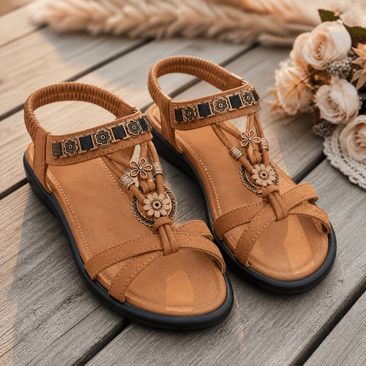 Marisol – Wyściełane sandaler boho