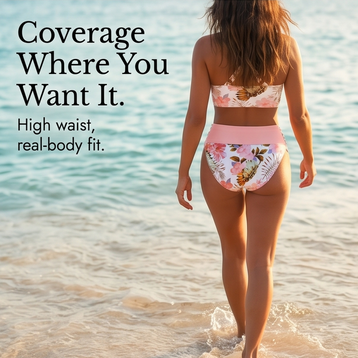 Marivela – Set bikini z kopertowym topem, podkreślający mage