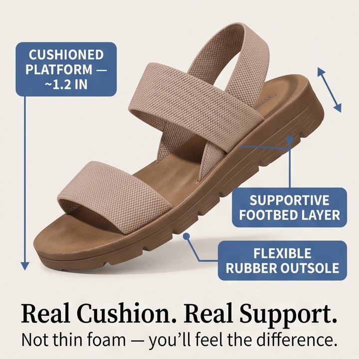 Mirelle – Sandaler spacerowe z elastycznymi band
