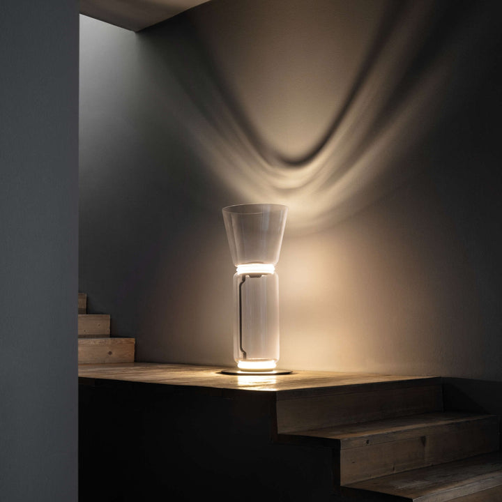Bambu Glas Golvlampa