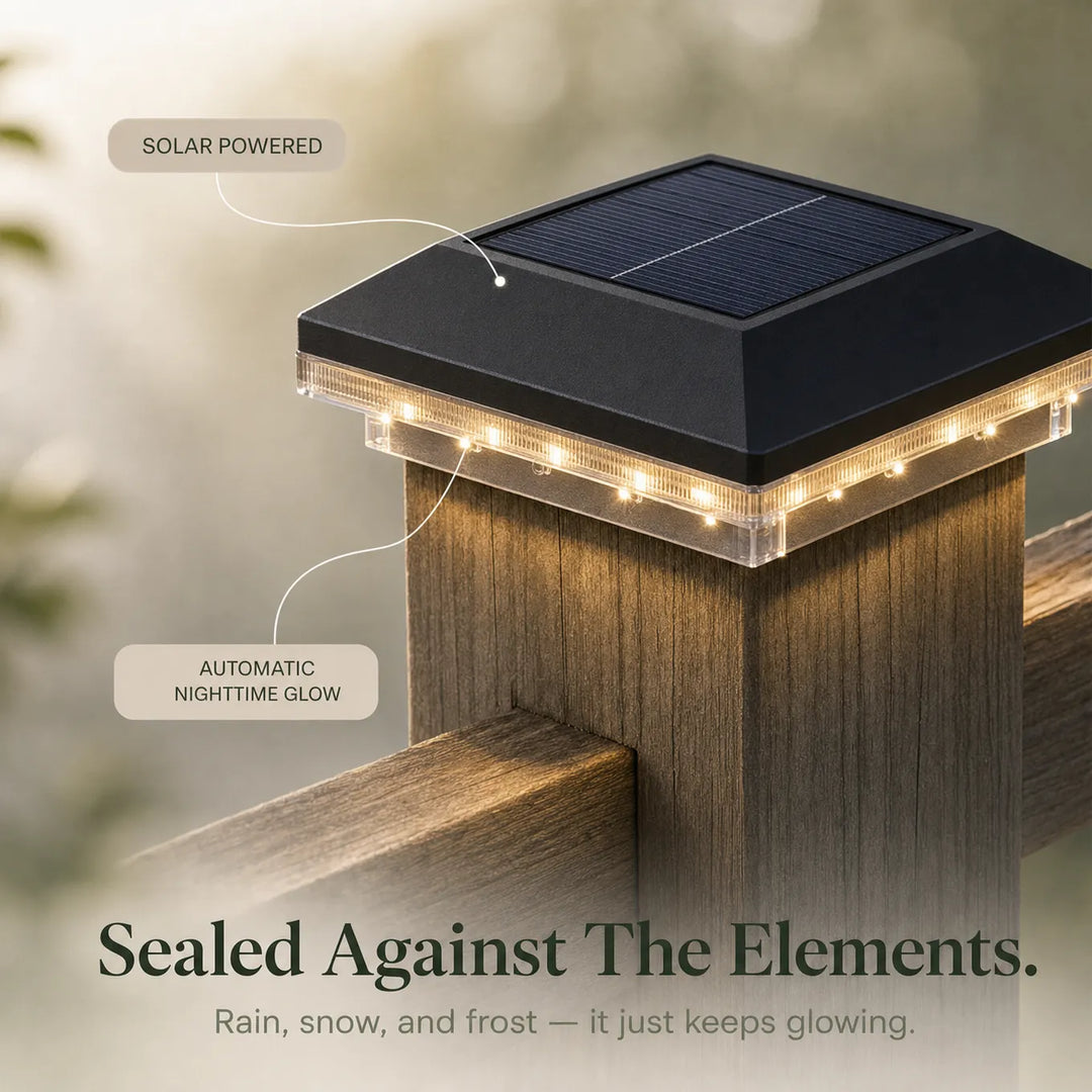 Glowmere – Solarne Oświetlenie på Słupki Värme Biała på Utomhus (2-pack)