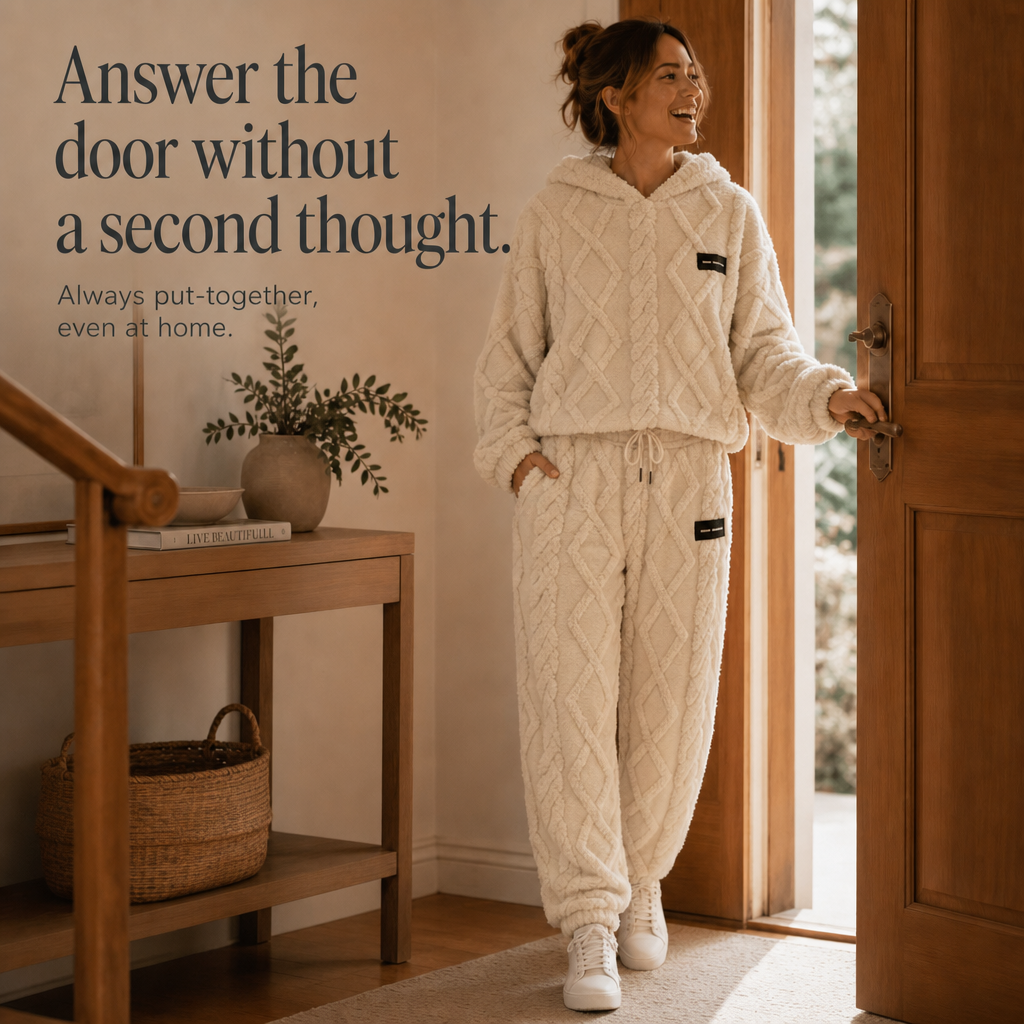Cloudwarm – Set z Kapturkiem i Spodniami w Utseende Fleece