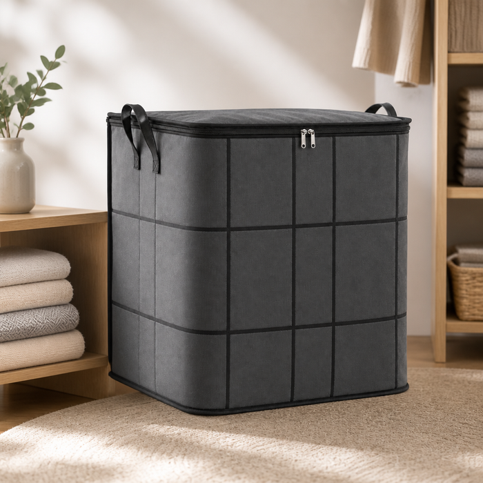 Stashly – Väska för przechowywania kołder z materialu non-woven med dragkedja