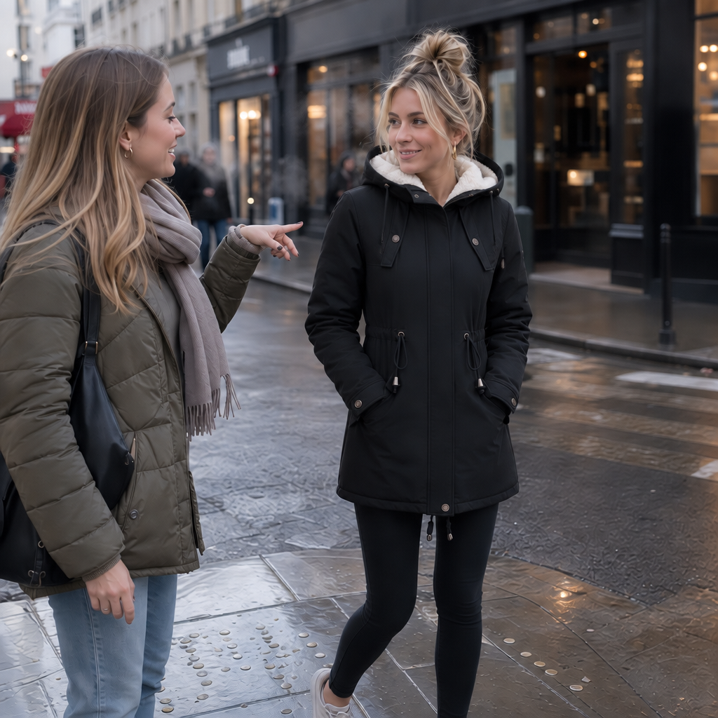 Warmbella – Parka z värmefoder i taliowaniem