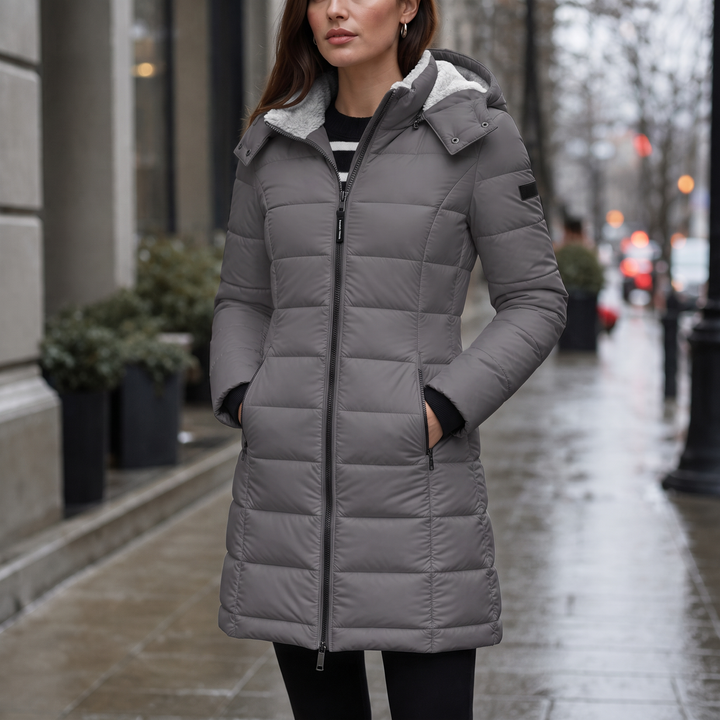 Wearbella – Wypełniona Puchowa Kurtka o Średniej Längd