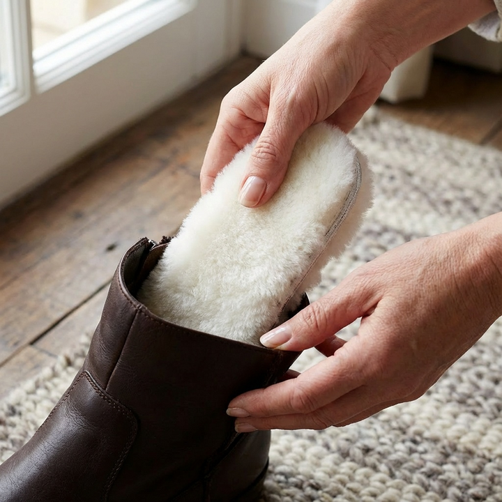 Cozystep – Pluszowe wkładki z owczej ull dla ciepłych fötter zimą