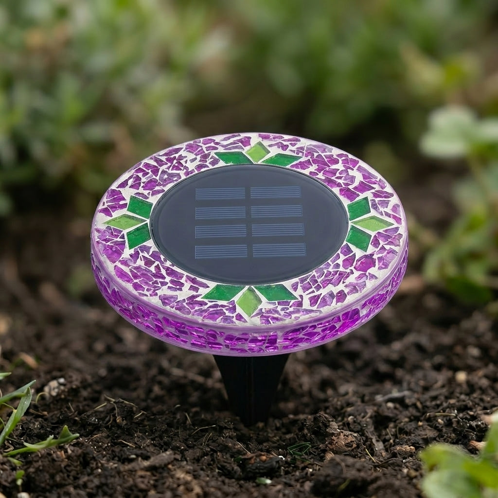 Glowmara – Dekorativa Mozaikowe Słoneczne Lampy Ogrodowe