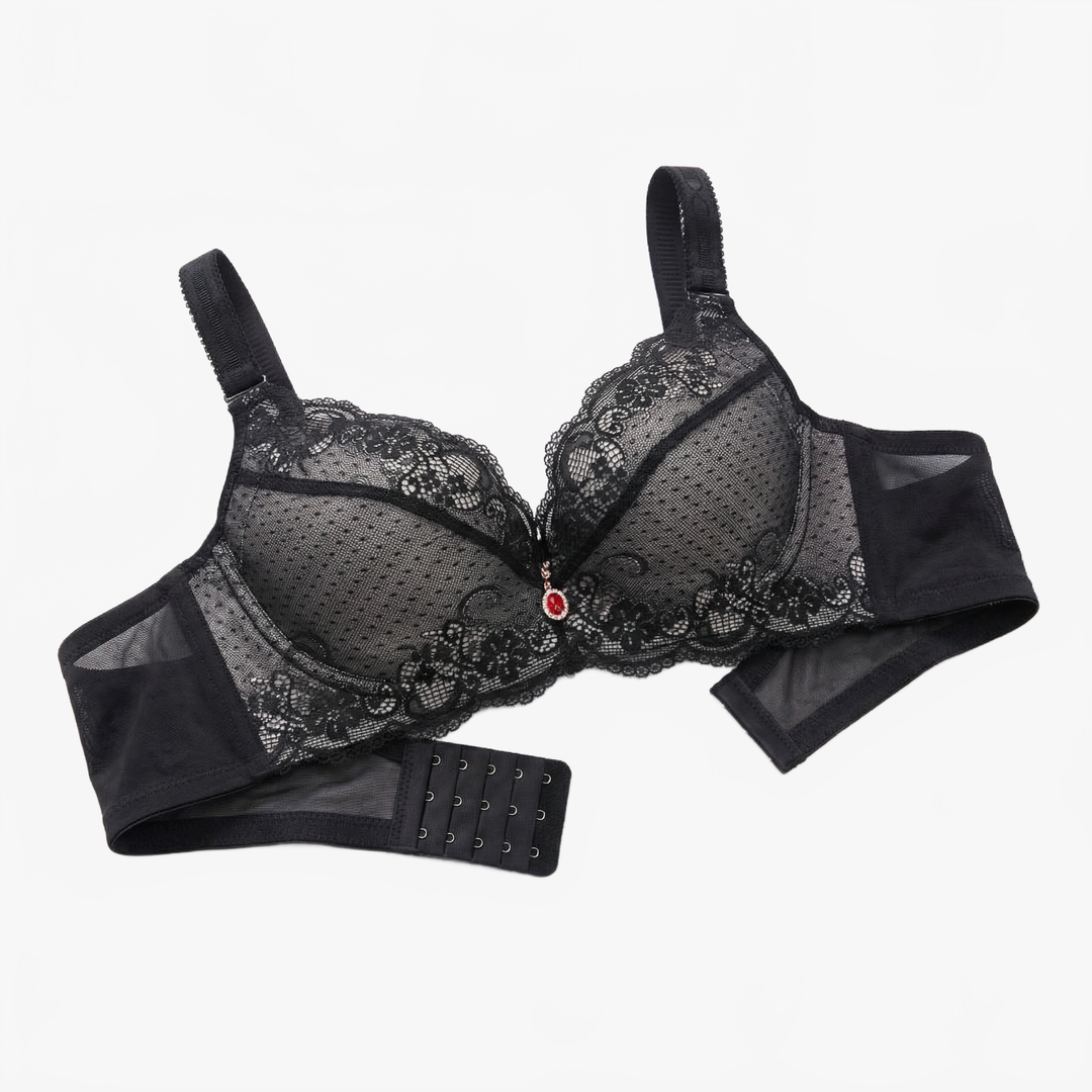 Florelle – Bh Push-Up z Spets för kvinnor z Wygładzającymi Skrzydełkami
