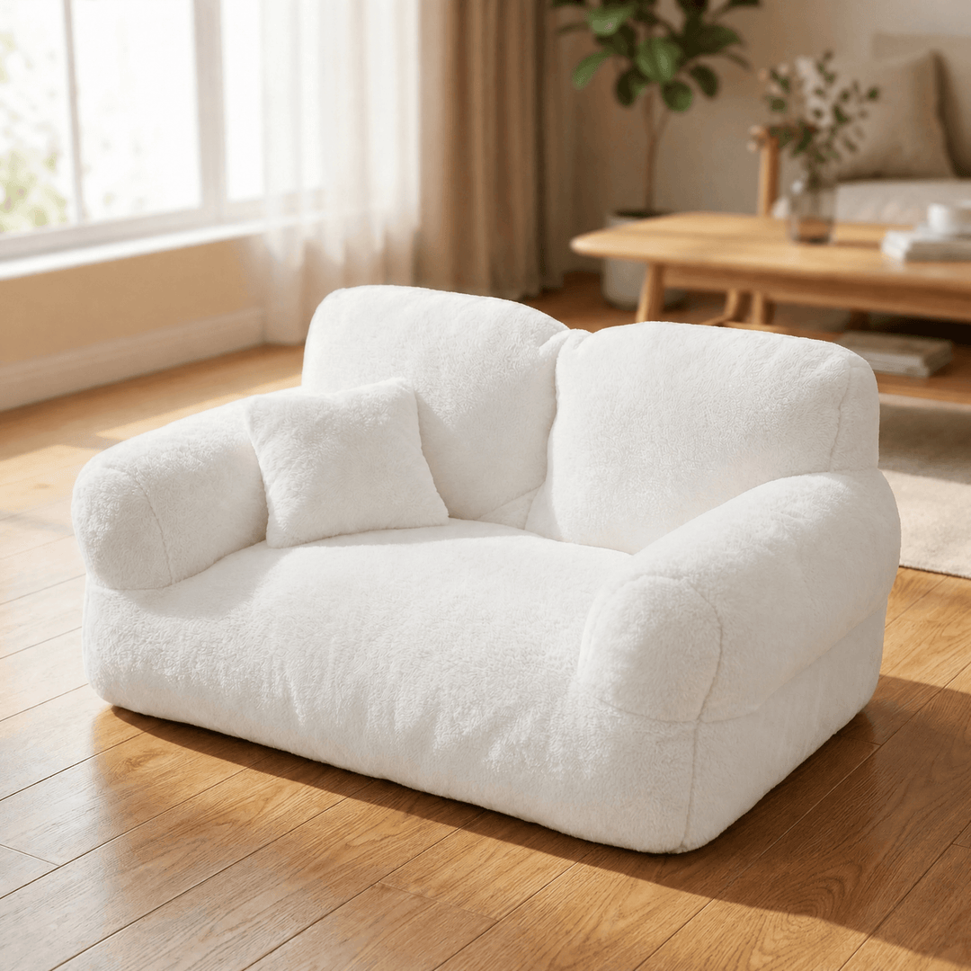 Pawluna – Pluszowa Sofa dla Zwierząt z Praniem w Tvättmaskin