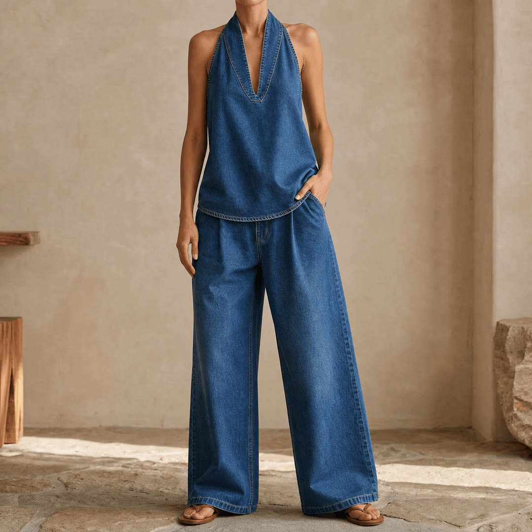 Rivella – Set Sommar z Prania Denimu w Två Delar