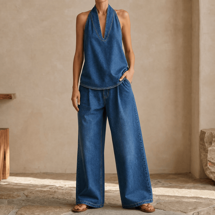Rivella – Set Sommar z Prania Denimu w Två Delar