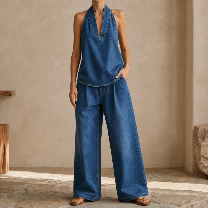 Rivella – Set Sommar z Prania Denimu w Två Delar