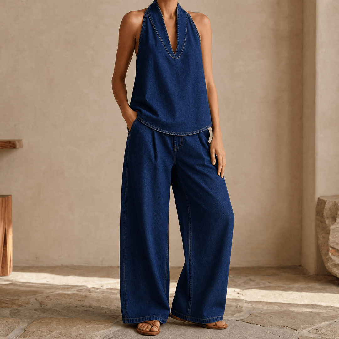Rivella – Set Sommar z Prania Denimu w Två Delar