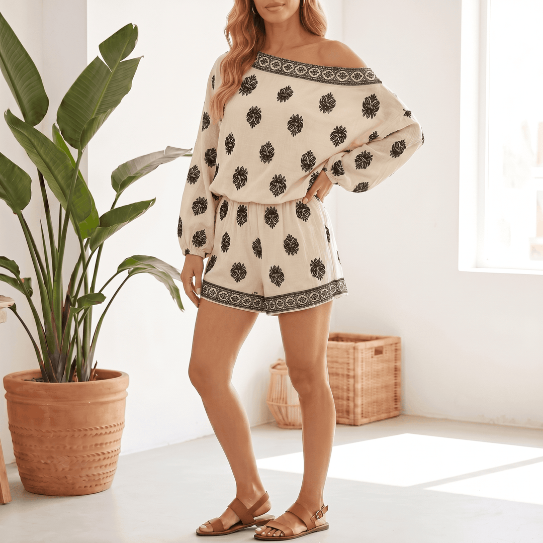 Solenne – Set Boho på wakacje för kvinnor z kieszeniami