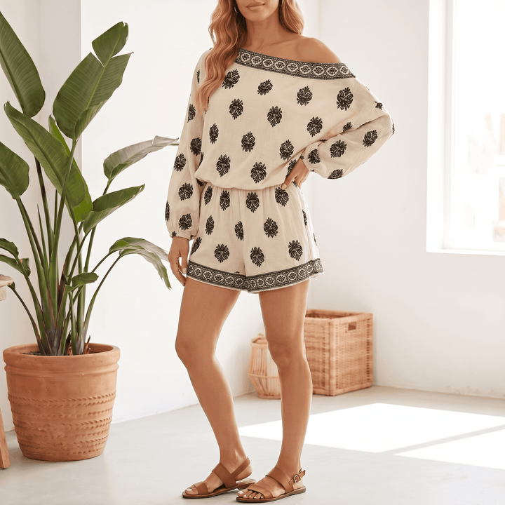 Solenne – Set Boho på wakacje för kvinnor z kieszeniami