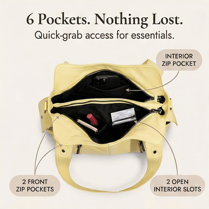 Sovana – Mjuk väska över axeln z paskiem crossbody
