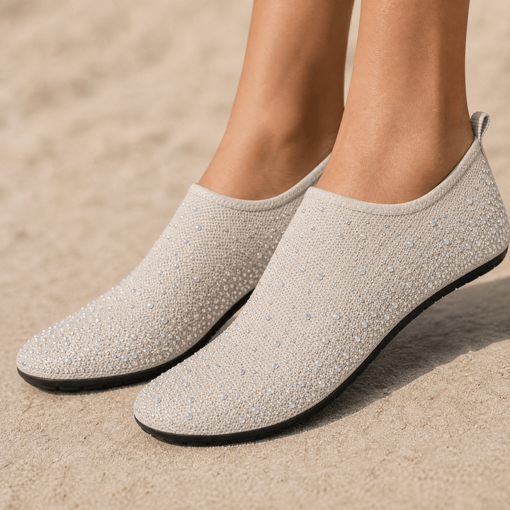 Sparkella – Kryształowe Skor Wodne Slip-On