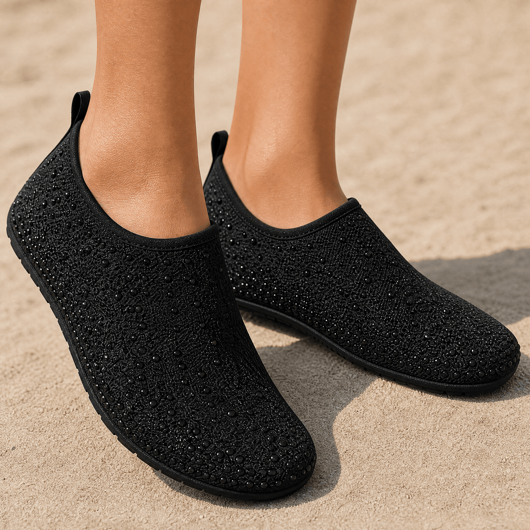 Sparkella – Kryształowe Skor Wodne Slip-On