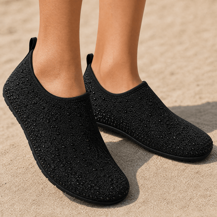 Sparkella – Kryształowe Skor Wodne Slip-On