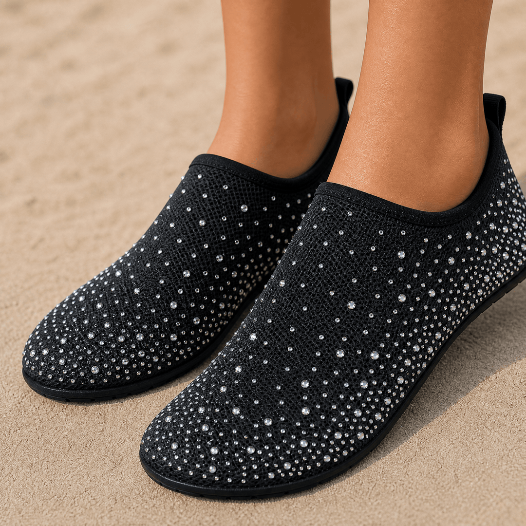 Sparkella – Kryształowe Skor Wodne Slip-On