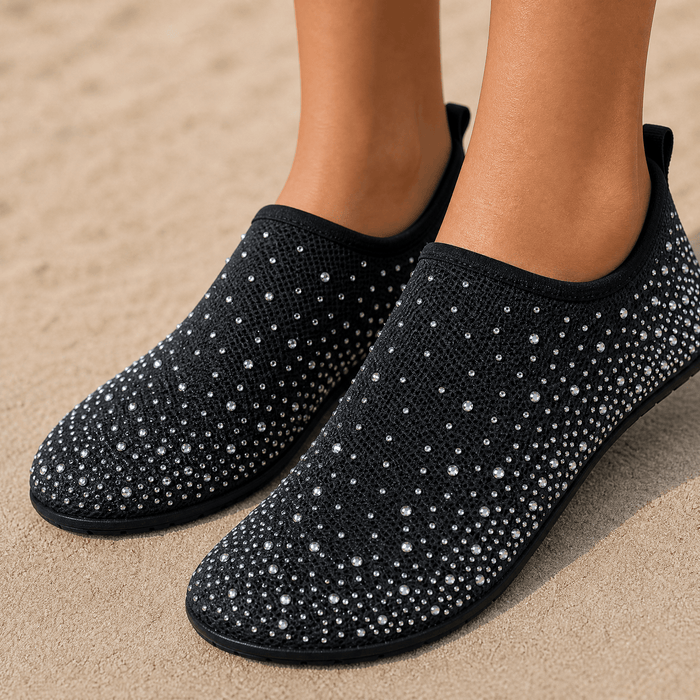 Sparkella – Kryształowe Skor Wodne Slip-On