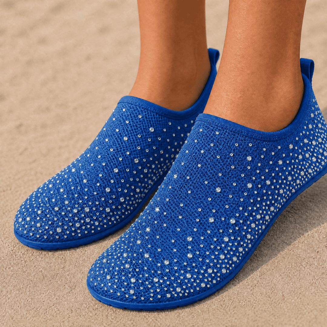 Sparkella – Kryształowe Skor Wodne Slip-On