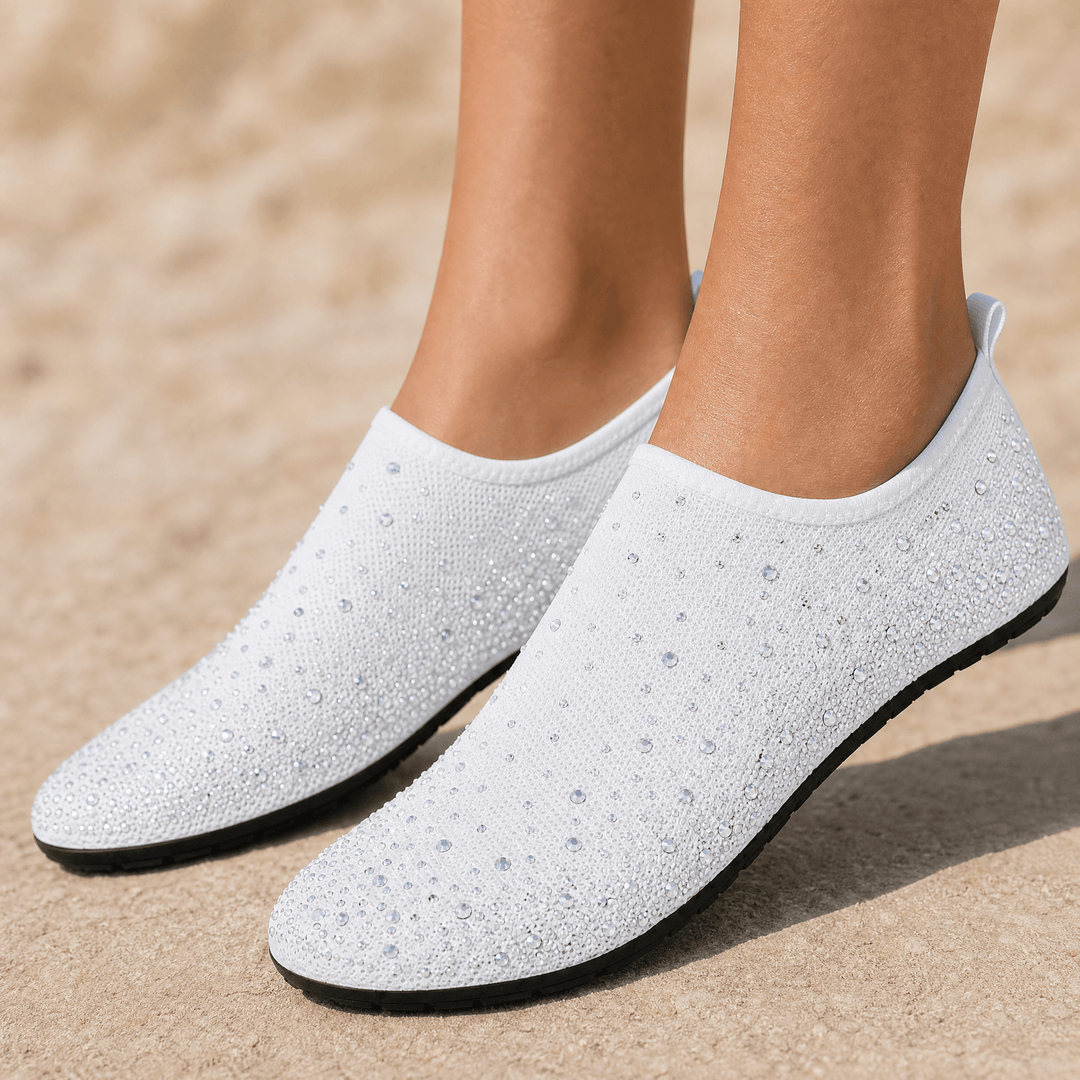 Sparkella – Kryształowe Skor Wodne Slip-On