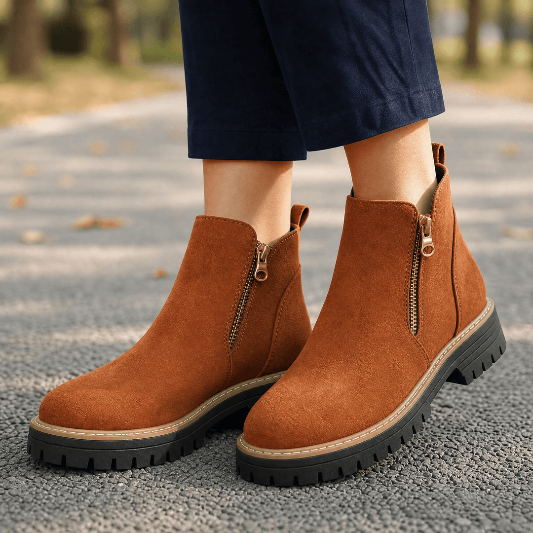 Stepara - Mocka boots Chelsea z bocznym dragkedja