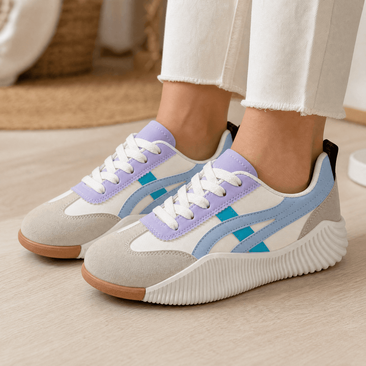 Stradia - Dam Retro Sneakers på plattform dla Komfort hela dagen