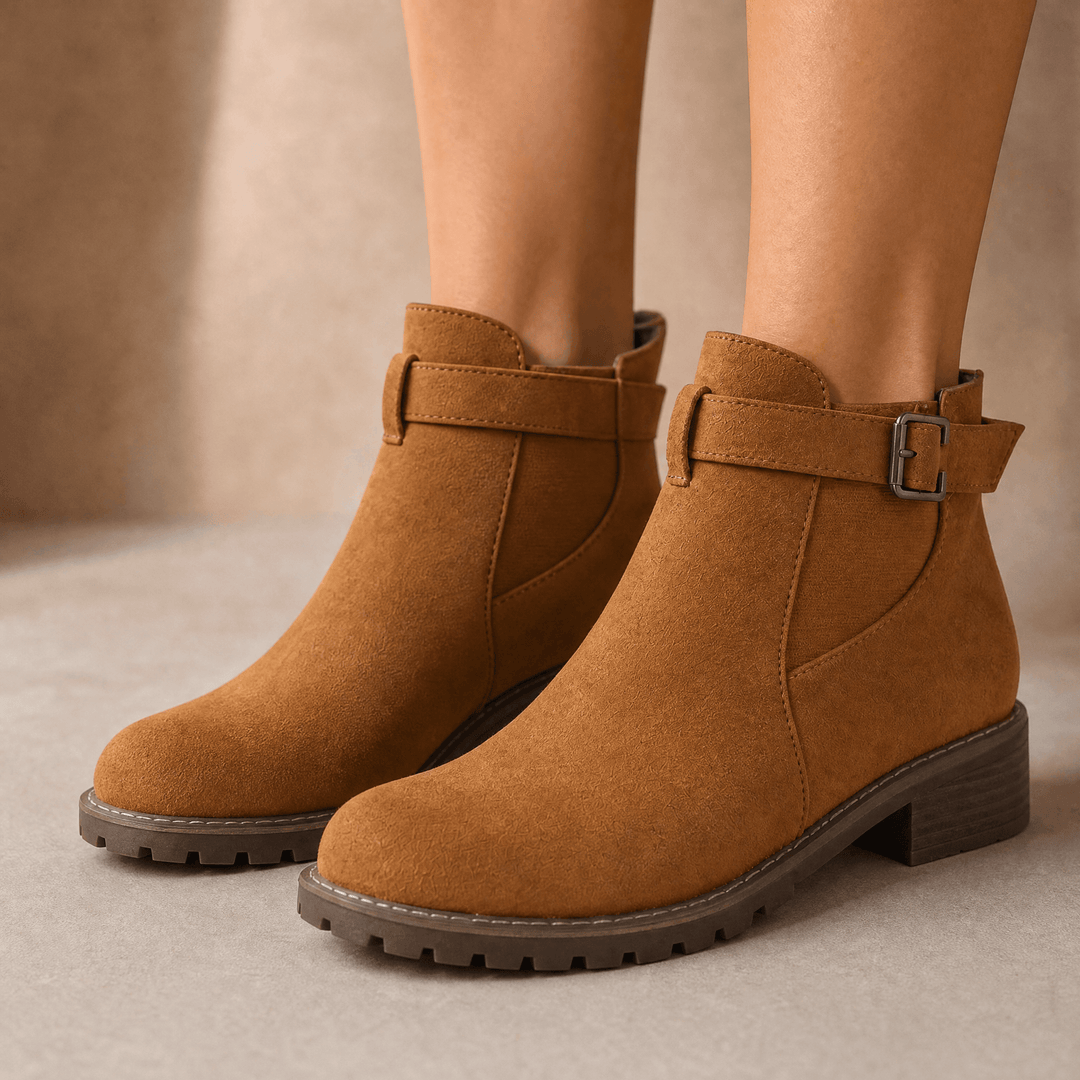 Stridella – Dam boots z zamszu