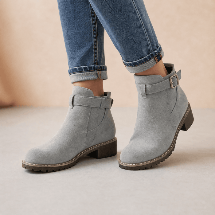 Stridella – Dam boots z zamszu