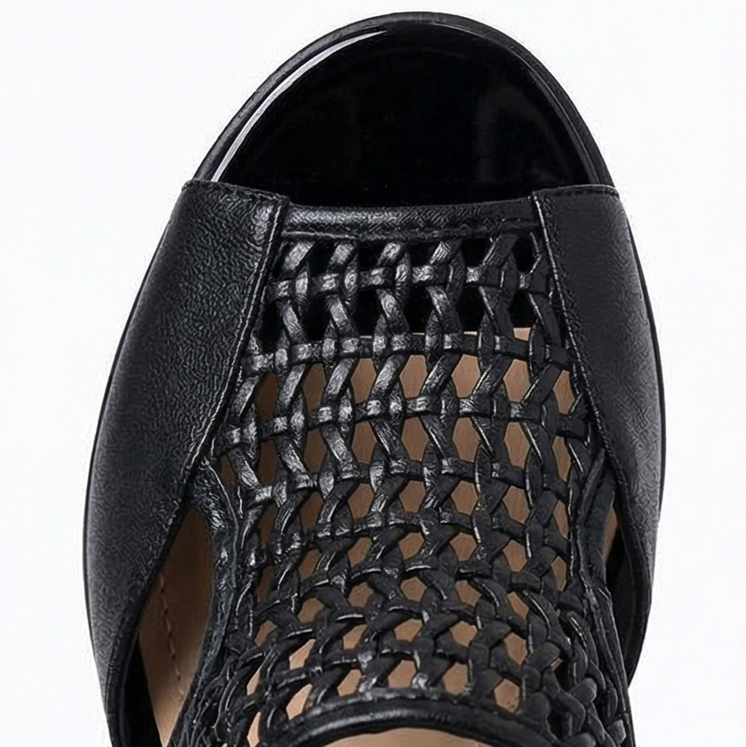 Tessara – Kobiece Andningsbara Woven Sandaler med klack