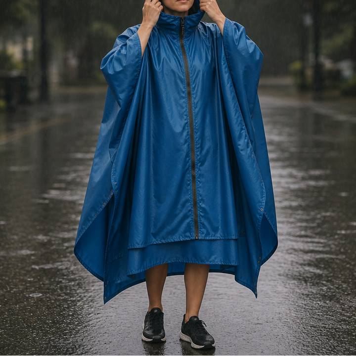 Zipdri – Pakowny Poncho Przeciwdeszczowe z Kapturem
