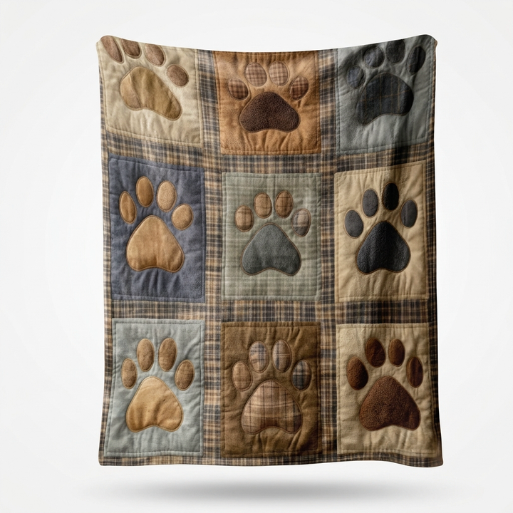 Pawhaven – Drukowany Koc Fleece w Mönster Łap