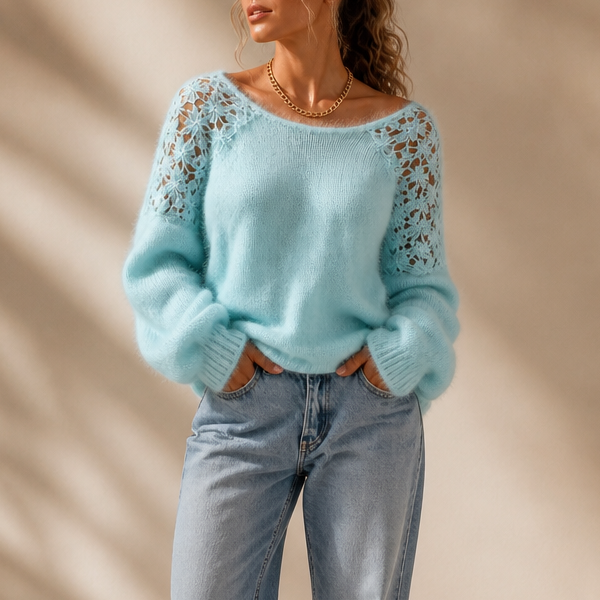 Wearbella – Tröja w koronkowym stilu, som ser ut elegant, a inte zwyczajnie