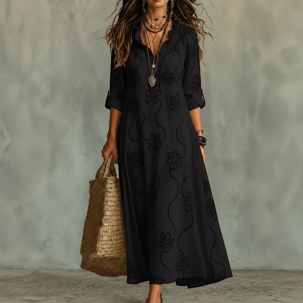 Wearbella – Klänning Midi w Blommig Mönster