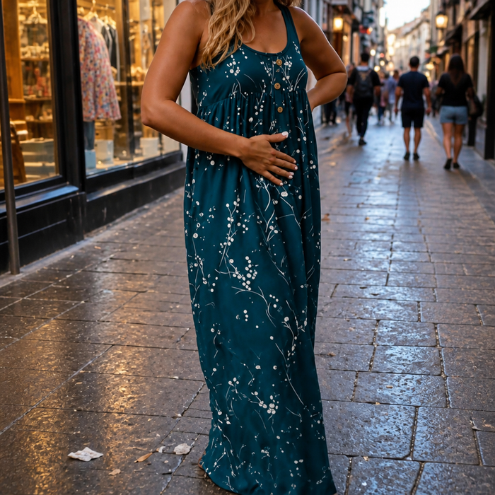 Stillwear – Klänning Maxi, som faller, aldrig sig inte sitter