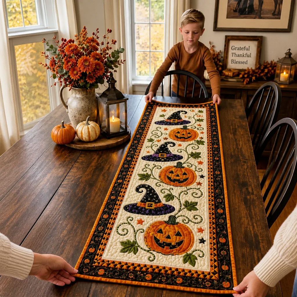 Harvestly – Quiltad Bieżnik på Stół på Jesień