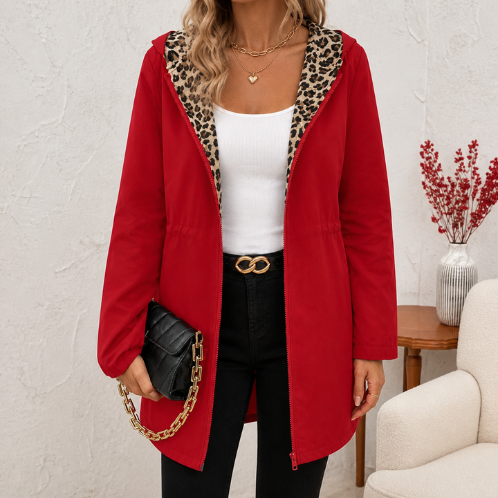 Wearbella – Odwratumny kappa z nadrukiem w leopardmönster